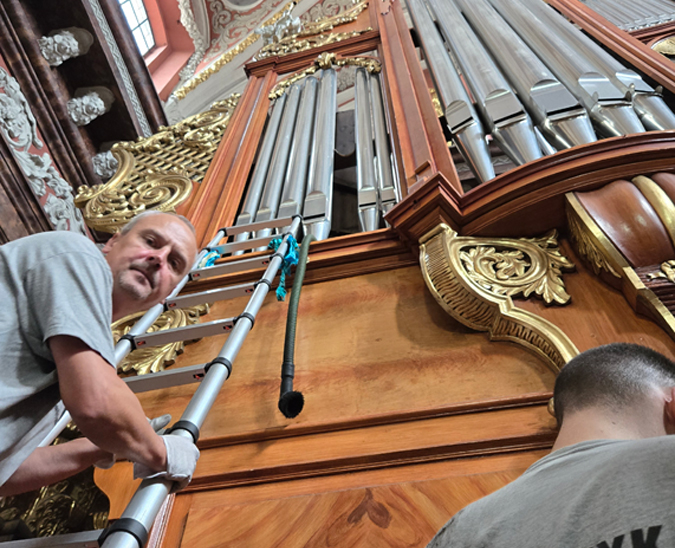 Poznań - Organy Ladegasta z Bazyliki Kolegiackiej św. Stanisława Biskupa
